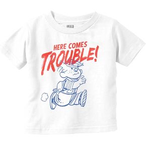 Brisco Brands Dennis The Menace Here Comes Trouble Toddler Boy Girl T Shirt