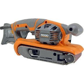 Ridgid 6.5 Amp Corded 3 in. x 18 in. Variable Speed Belt Sander with AIRGUARD Technology, R27401, (Bulk Packaged, Non-Retail Packaging) (Renewed)