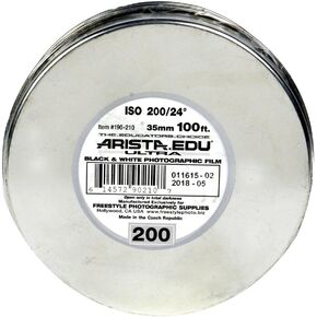 Arista EDU Ultra 200 ISO Black & White Film, 35mm x 100 ft.