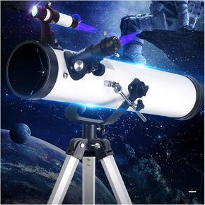 Astronomical, 114mm Large Aperture Reflective, Adjustable Aluminum Tripod, Suitable for Amateur Beginners and Kids