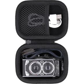 Camera Case for CHUZHAO Vintage Mini Digital Camera,Compatible with Portable TLR Style Retro Compact Small Pocket Autofocus Camera(Black Case)