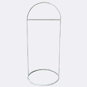 Metal Round Arch Backdrop Stand Cover for Simple Wedding Decoration Dome Shape Gold and White 135 * 50CM Available in Various Decorative Styles