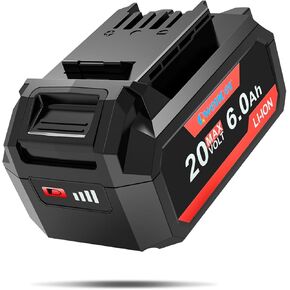 20V 6.0AH استبدال بطارية 20 فولت ، متوافق مع أدوات وشواحن من المخاررين ، بديل لـ BY519601 BY519603 BY519702 Cordless Power Battery Battery