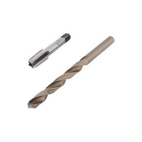 Tap Drill Bit Set 1/8-27 NPT Tap 8.3 mm HSS High-Speed Steel for Metal Plastic Wood 1/8" NPT Holes Drilling