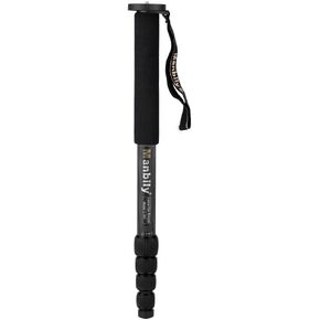 5 Section Telescopic Carbon DSLR Camera Monopod, Lightweight Extendable up to 165cm, Quick Lock System, 10kg Load Capacity, Foam Grips for Comfort, Convertible to