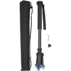 C 222M 1 Carbon Monopod, DSLR Camera Telescopic Mountaineering Cane, Lightweight and Portable, Quick Locking System, 5 Section Height, Load 8kg