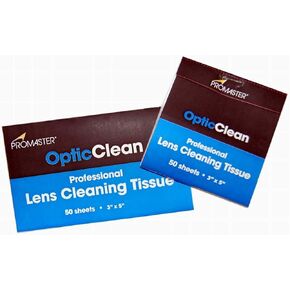 ProMaster OpticClean Lens Tissue 50 Sheet Booklet, (Model 4893)