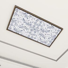 6 Pack Fluorescent Light Covers for Ceiling Lights Cute beavers seamless pattern for kids Baby print Decorative Magnetic Fluorescent Covers for Classroom Office Home 2x4 ft