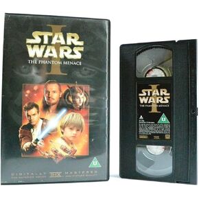 Star Wars: The Phantom Menace - Liam Neeson - Universal - Vintage - Pal VHS
