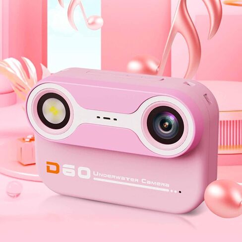 Yoidesu Kids Water Proof Camera, 2K 26MP 9.8FT Underwater Cameras with 32G Card, 10X Digital Zoom Point and Shoot Camera Portable Video Cam for Boys Girls Gifts (Dew) in Saudi Arabia