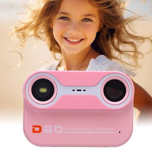 Yoidesu Kids Water Proof Camera, 2K 26MP 9.8FT Underwater Cameras with 32G Card, 10X Digital Zoom Point and Shoot Camera Portable Video Cam for Boys Girls Gifts (Dew) in Saudi Arabia