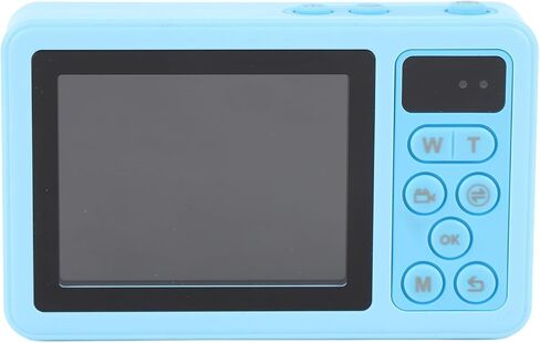 Kids Underwater Camera, IP68 Water Proof Camera for Swimming Snorkeling, 48MP 18X Zoom Digital Camera Dual Screen, for Students, Underwater Enthusiasts, with 32GB Card (Rose) (Blue) in Saudi Arabia