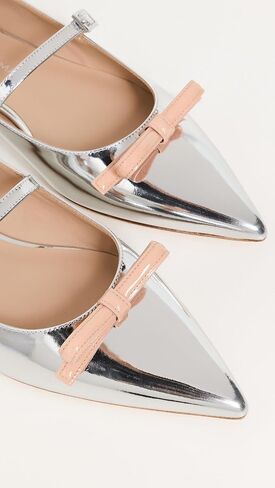 Stuart Weitzman Women's Felicity Bow Mary Jane Flats in Saudi Arabia