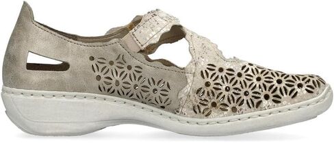 Rieker 413G4 Doris Mary Jane Women’s Shoes - أحذية داعمة مع حزام آمن ، وسادة ناعمة وخفيفة الوزن - نعل دائم للارتداء طوال اليوم in Saudi Arabia