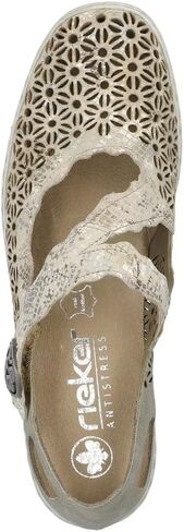 Rieker 413G4 Doris Mary Jane Women’s Shoes - أحذية داعمة مع حزام آمن ، وسادة ناعمة وخفيفة الوزن - نعل دائم للارتداء طوال اليوم in Saudi Arabia