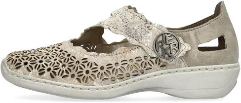 Rieker 413G4 Doris Mary Jane Women’s Shoes - أحذية داعمة مع حزام آمن ، وسادة ناعمة وخفيفة الوزن - نعل دائم للارتداء طوال اليوم in Saudi Arabia