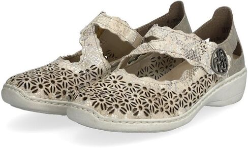 Rieker 413G4 Doris Mary Jane Women’s Shoes - أحذية داعمة مع حزام آمن ، وسادة ناعمة وخفيفة الوزن - نعل دائم للارتداء طوال اليوم in Saudi Arabia