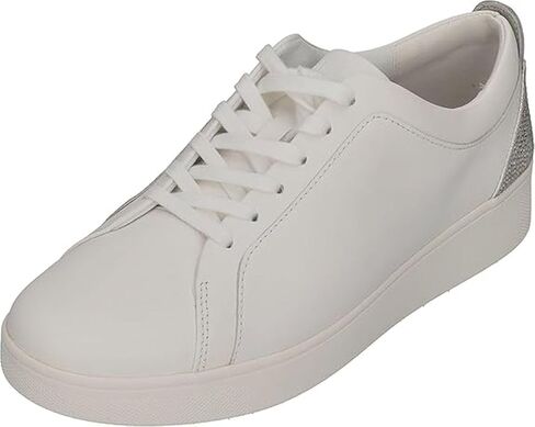 Fitflop Women's Rally Crystal-Backtab Leather Sneaker Sneaker in Kuwait
