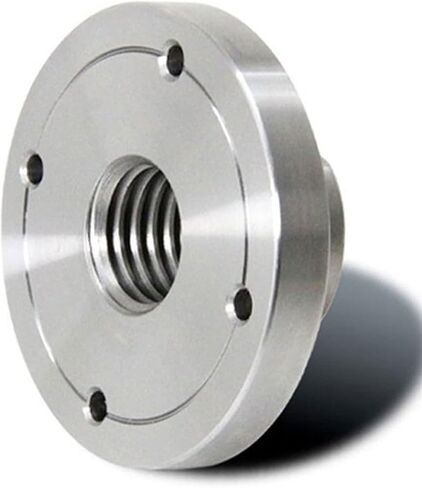Lathe Faceplate,Wood Lathe Chuck,2'' 3'' 4'' 6'' Wood Lathe Faceplate, Silver Steel Threaded Wood Lathe Chuck Flange for Wood Turning Tool Accessories(75mm m18x2.5) in Saudi Arabia