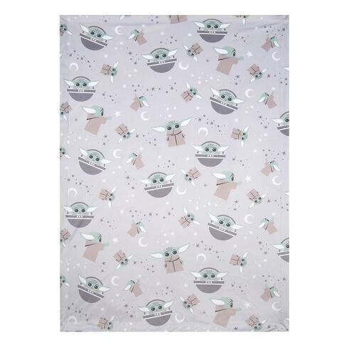 Lambs & Ivy Star Wars Friends Baby Yoda/Grogu Fleece Baby Blant in Kuwait