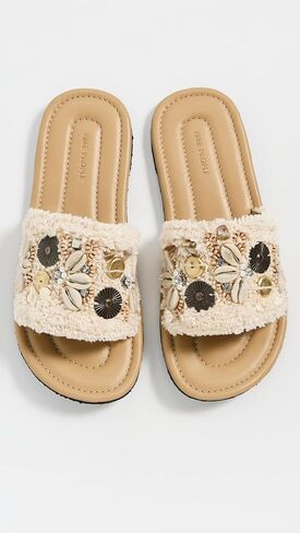 Free People Women's Shipwreck Surf Shell Sandals Slide in Saudi Arabia