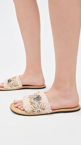 Free People Women's Shipwreck Surf Shell Sandals Slide in Saudi Arabia