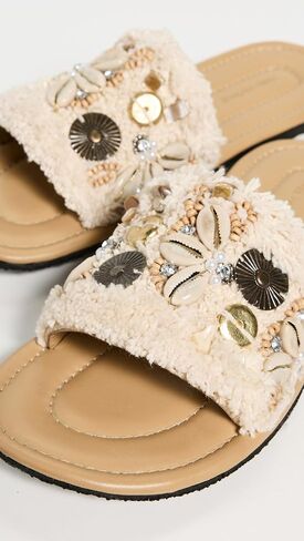 Free People Women's Shipwreck Surf Shell Sandals Slide in Saudi Arabia