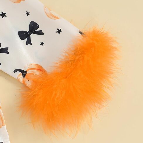 Baby Halloween Pajamas Newborn Girl Pumpkin Jumpsuit Romper Button Down Nightgown Cute One Piece Silk Pjs Sleepwear in Saudi Arabia