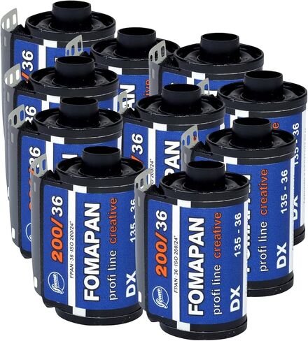 حزمة من 5 Fomapan Classic 100 ASA 135/36 Black/White Film 35 mm in Kuwait