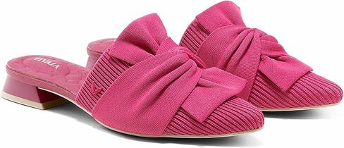 VIVAIA Yaffa Pro Mules for Women Slip On Pointed-Toe Knot Mules Women's Casual Slip on Washable Comfortable Shoes Pointed-Toe Style in Saudi Arabia