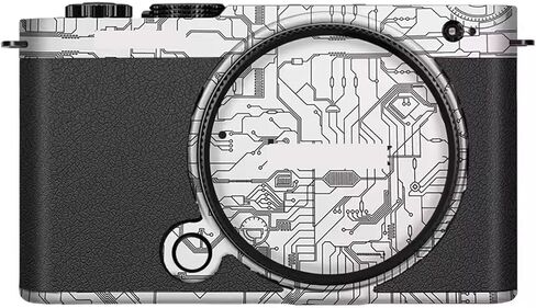 الكاميرا جلد التفاف مضاد للخلع معطف معطف فينلي الحماية من جسم حامي جسم الغطاء ل Panasonic Lumix S9 S 9 (الذهب الموجي) in Kuwait