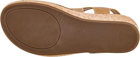 Corkys Footwear Women's Five Oclock Somewhere 2.5-Inch Wedge - Timeless Toe Strap, Hook And Loop Strap Ankle Closure, And Cushioned EVA Insoles For All-Day Comfort in Saudi Arabia
