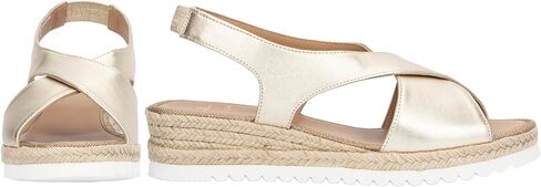 Aquatalia Women's Adelina, Sandals, Heel, Casual, Elastic, Round Toe, Rubber Outsole in Kuwait
