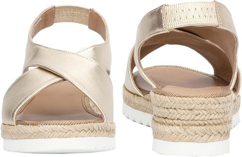 Aquatalia Women's Adelina, Sandals, Heel, Casual, Elastic, Round Toe, Rubber Outsole in Kuwait