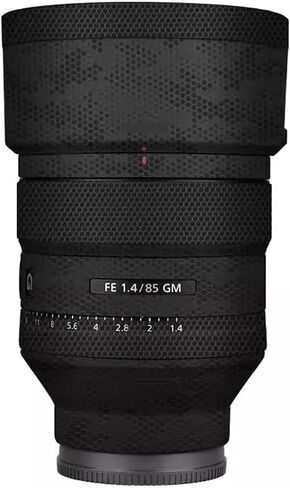 معطف ملصق عدسة الكاميرا المضادة للخلع لـ Sony Fe 85mm F1.4 GM Wrap Wrap Film Film Protector Skin Fe 1.4/85 Gm 85 1.4 (Triangle Titanium) in Kuwait