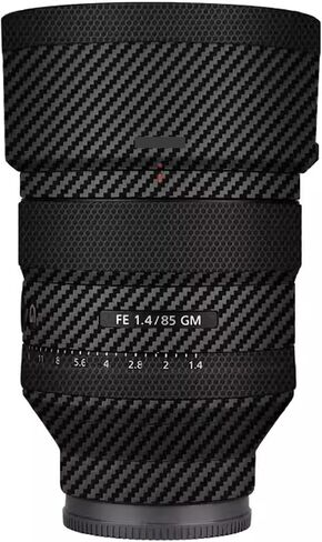 معطف ملصق عدسة الكاميرا المضادة للخلع لـ Sony Fe 85mm F1.4 GM Wrap Wrap Film Film Protector Skin Fe 1.4/85 Gm 85 1.4 (Triangle Titanium) in Kuwait