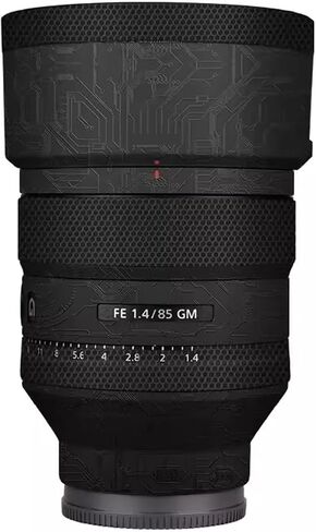 معطف ملصق عدسة الكاميرا المضادة للخلع لـ Sony Fe 85mm F1.4 GM Wrap Wrap Film Film Protector Skin Fe 1.4/85 Gm 85 1.4 (Triangle Titanium) in Kuwait