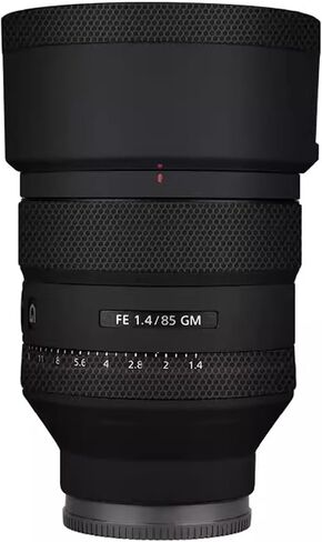 معطف ملصق عدسة الكاميرا المضادة للخلع لـ Sony Fe 85mm F1.4 GM Wrap Wrap Film Film Protector Skin Fe 1.4/85 Gm 85 1.4 (Triangle Titanium) in Kuwait