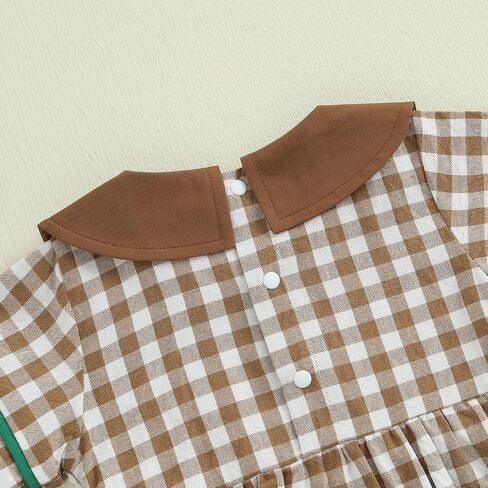 Newborn Baby Onesie Girl Summer Clothes Football Romper Doll Collar Short Sleeve Bubble Romper Infant Outfit in Saudi Arabia