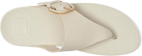 FITFLOP للسيدات Lulu Resin-Buckle Leather Leather Tee-Post Sandals Wedge in Kuwait
