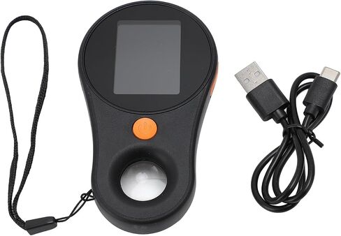 Macro Digital Microscope Portable, Hand Held Digital Magnifying Glass with 2.0 inch Color Screen,500x Magnification,Built - in 8LEDs,2MP, 400mAh Rechargeable Battery, (Black) in Saudi Arabia