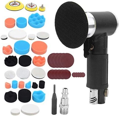 AT-1500H48 Mini Air Sander, 1/2/3 Inch Random Orbital Air Sander, Mini Pneumatic Sander for Auto Body Work, High Speed Air Powered Sanders & Polisher(US Air Nozzle) in Saudi Arabia
