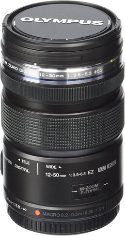 OM SYSTEM Olympus M.Zuiko Digital ED 12-50mm F3.5-6.3 EZ Lens, for Micro Four Thirds Cameras (Silver) in Kuwait