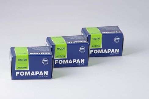 Pack of 3 FOMAPAN Action 400 ASA 135/36 Film 35 mm BLACK+WHITE in Kuwait