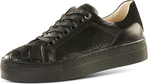 JATAREA Women's Fashion Sneakers – Genuine Leather Casual Shoes, Comfortable Cushioned Insole, TPR Rubber - Ethylene Vinyl Sole, Stylish Lifestyle, Lightweight & Durable Travel Sneakers in Kuwait