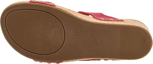 Corkys Footwear Womens Obviously Wedge - Featuring a 2.5-Inch Heel, 2 Wavy Straps, And Corkys Signature Soft EVA Insoles For All-Day Comfort and Wear - Chic and Trendy in Saudi Arabia