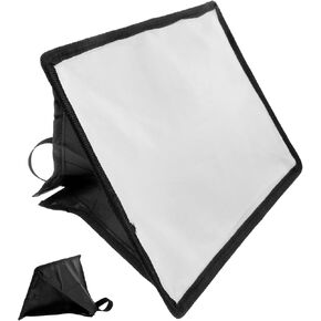 Angoily Camera Flash Diffuser Softbox Portable Lightweight Softbox for Top Easy to Install Flash Reflector Diffuser for