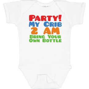 inktastic Party At My Crib Baby Bodysuit