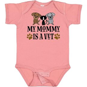 inktastic Veterinarian Mommy Is a Vet Baby Bodysuit