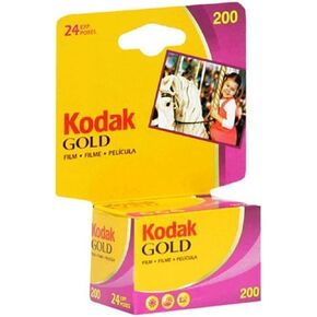 Kodak 6034185 Gold 200 Film/GB135-24C (أصفر/أرجواني/أحمر)
